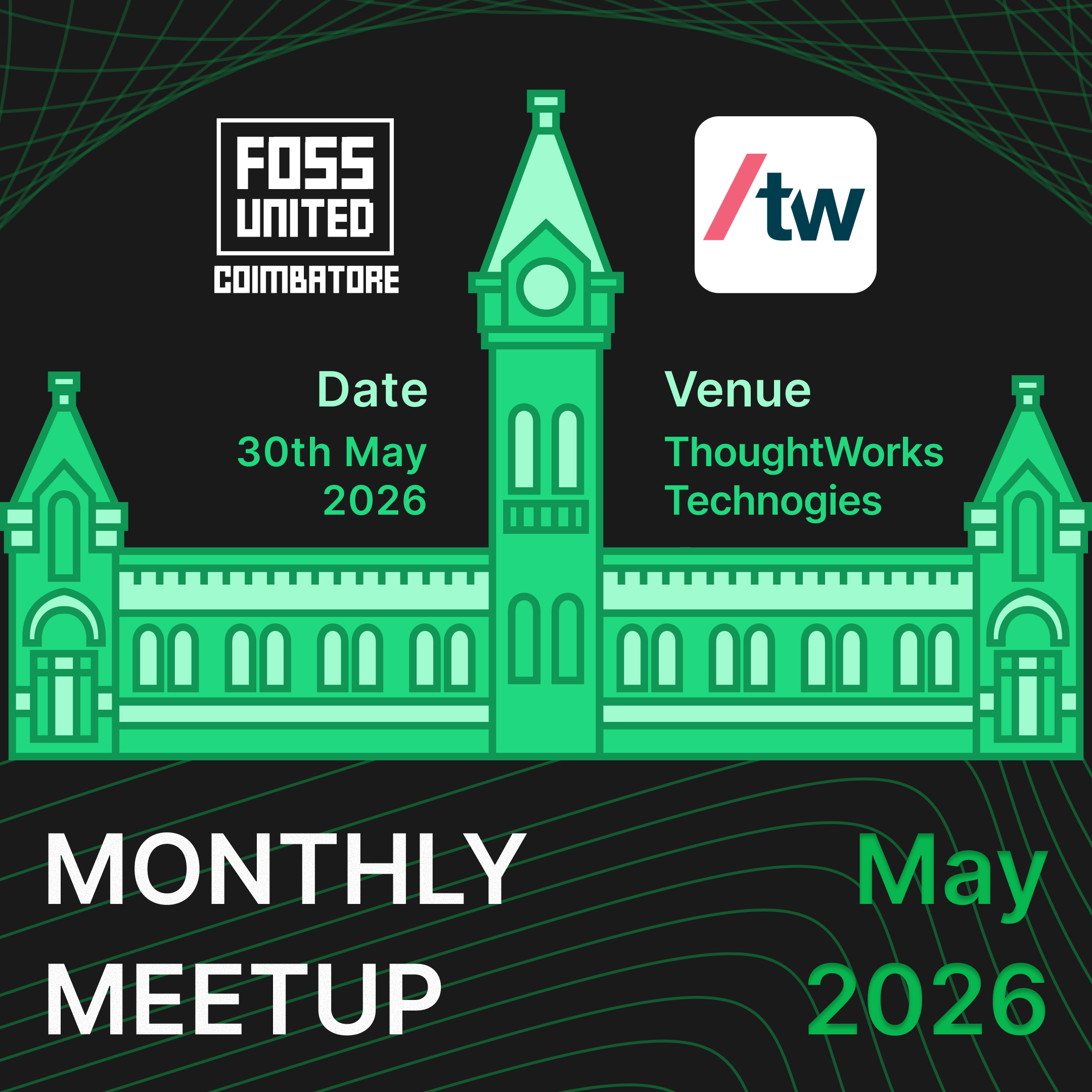 FOSS Meetup | May 2026 event banner
